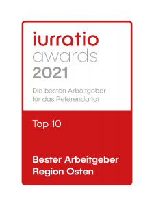 iurratio Award 2021 TOP 10 Dombert Rechtsanwälte